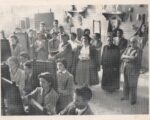 5. Frangipane in un'aula dell'Istituto d'Arte durante una lezione, anni '40