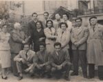 6. Primi anni '50. Frangipane e docenti nella vecchia sede della scuola al Castello